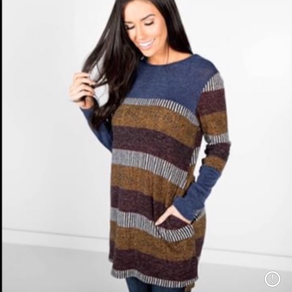 Stevie Hender Eva Striped Tunic